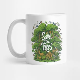 Harmony of Nature: Save the Trees Mug